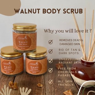 Buy Organic Walnut Body Scrub | All Natural | Shop Verified Sustainable Body Scrub on Brown Living™