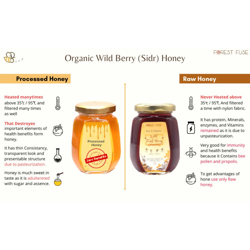 Buy Organic Wild Berry (Sidr) Honey | Shop Verified Sustainable Honey & Syrups on Brown Living™