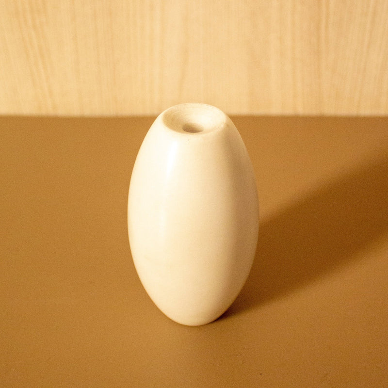 Oval Modern Marble Vase | Verified Sustainable Vases on Brown Living™