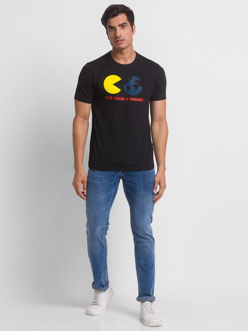 Buy Pac-Man T-Shirt | Recycled Polyester + Recycled Cotton Blend | Shop Verified Sustainable Mens Tshirt on Brown Living™