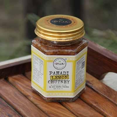 Buy Pahadi Lemon Chutney, Nimbu Chutney, Preservatives Free | Shop Verified Sustainable Pickles & Chutney on Brown Living™