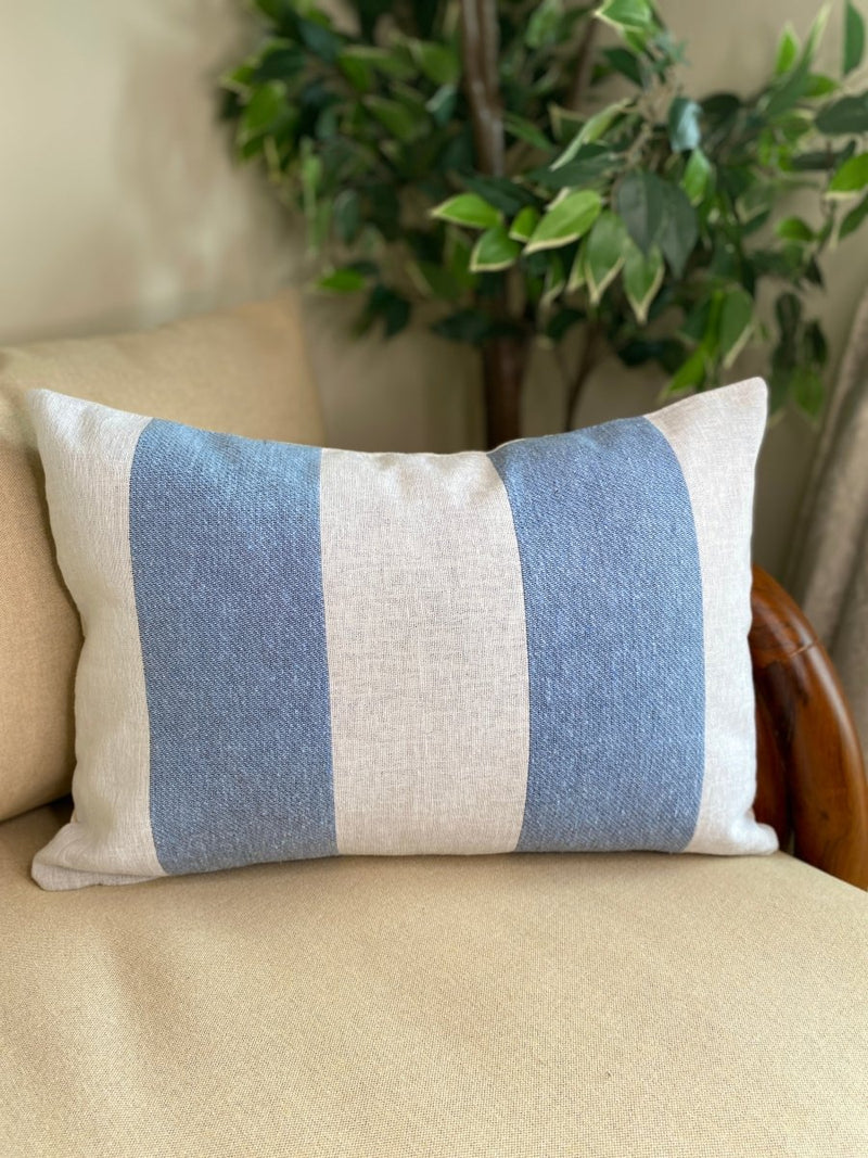 Buy Pastel Stripes Double Sided Cushion Cover- Pack of 2 | Shop Verified Sustainable Covers & Inserts on Brown Living™