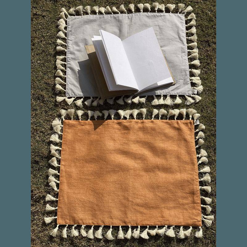 Buy Pau 2.0 | Reversible Placemats - 100% hemp and organic Cotton | Shop Verified Sustainable Table Linens on Brown Living™