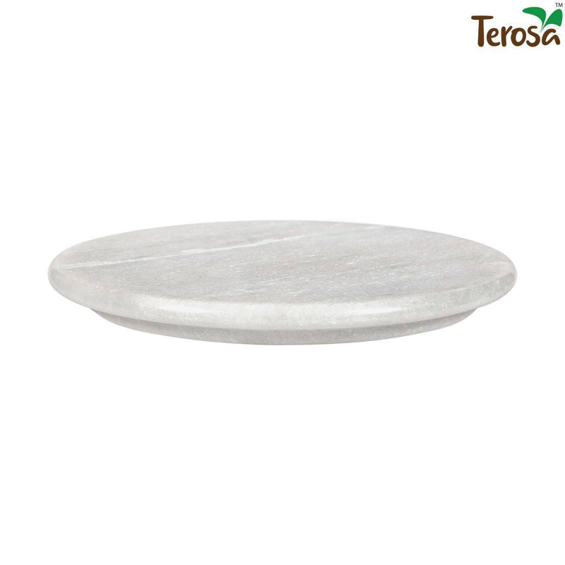 Buy Pearl White Chakla Belan/Rolling Board & Pin Set - 9" Marble | Shop Verified Sustainable Kitchen Tools on Brown Living™