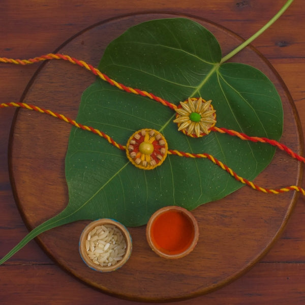 Buy Plantable Seed Rakhi Gift Box | Pair of 2 Rakhi | Shop Verified Sustainable Rakhi on Brown Living™