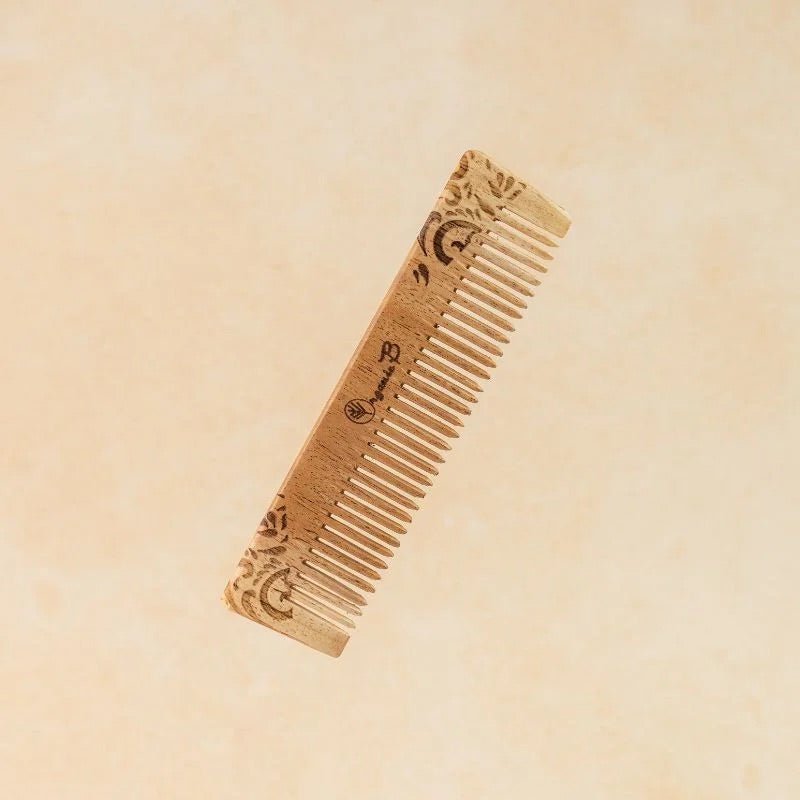 Buy Pocket Size Neem Wood Comb pack of 2 | Shop Verified Sustainable Hair Comb on Brown Living™