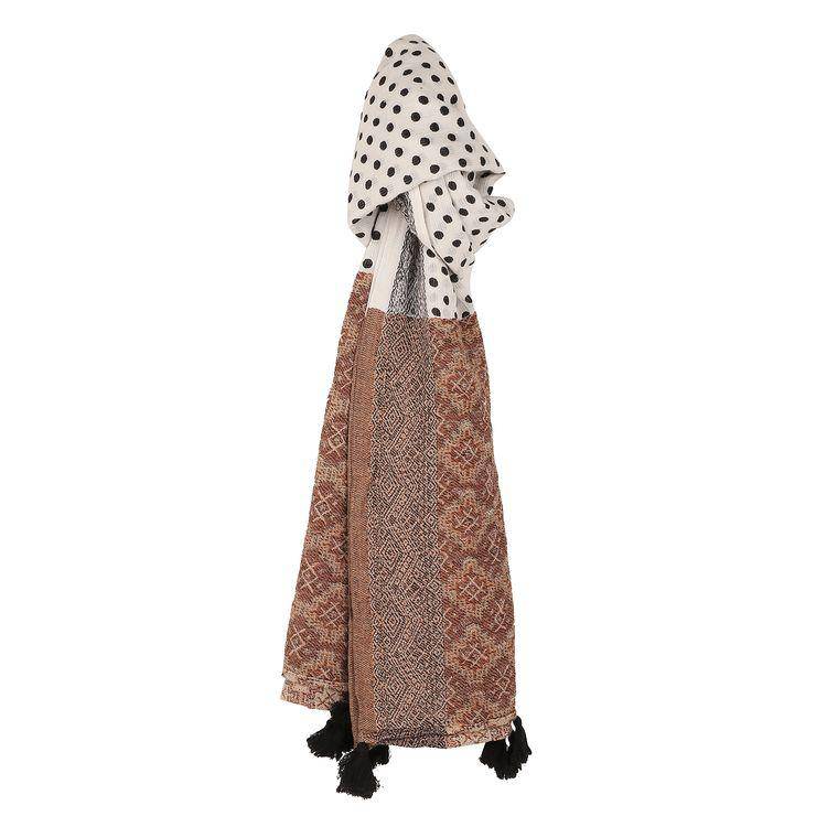 Buy Polka Dot Cotton Scarf | Shop Verified Sustainable Womens Scarf on Brown Living™