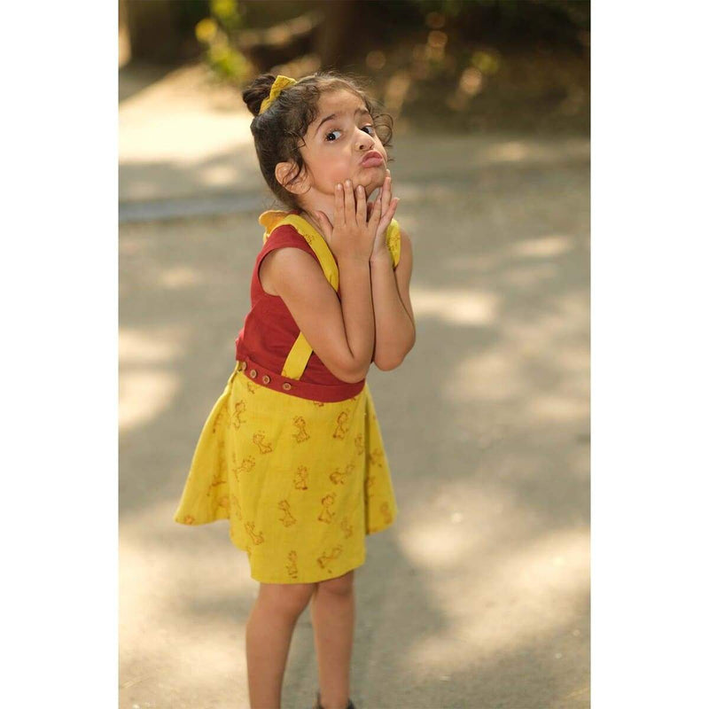 Buy Pooh Skirt Set For Girls | Shop Verified Sustainable Kids Daywear Sets on Brown Living™