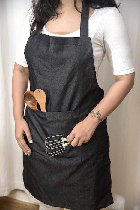 Buy Premium Cotton Heat-Resistant Apron | Shop Verified Sustainable Kitchen Linens on Brown Living™