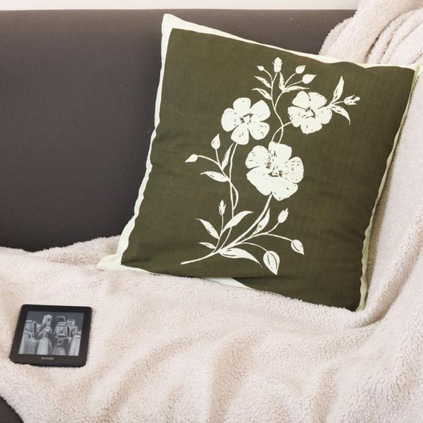 Buy Primula Recycled Cotton Cushion - 20x20 | Shop Verified Sustainable Covers & Inserts on Brown Living™