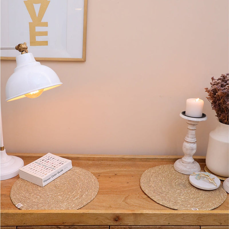 Buy Radiance Round Mat (Set Of 2) | Shop Verified Sustainable Table Linens on Brown Living™