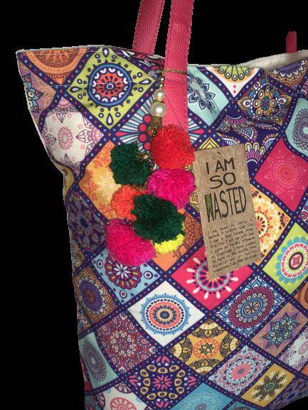 Buy Rangoli Upcycled Tote Bag | Shop Verified Sustainable Tote Bag on Brown Living™