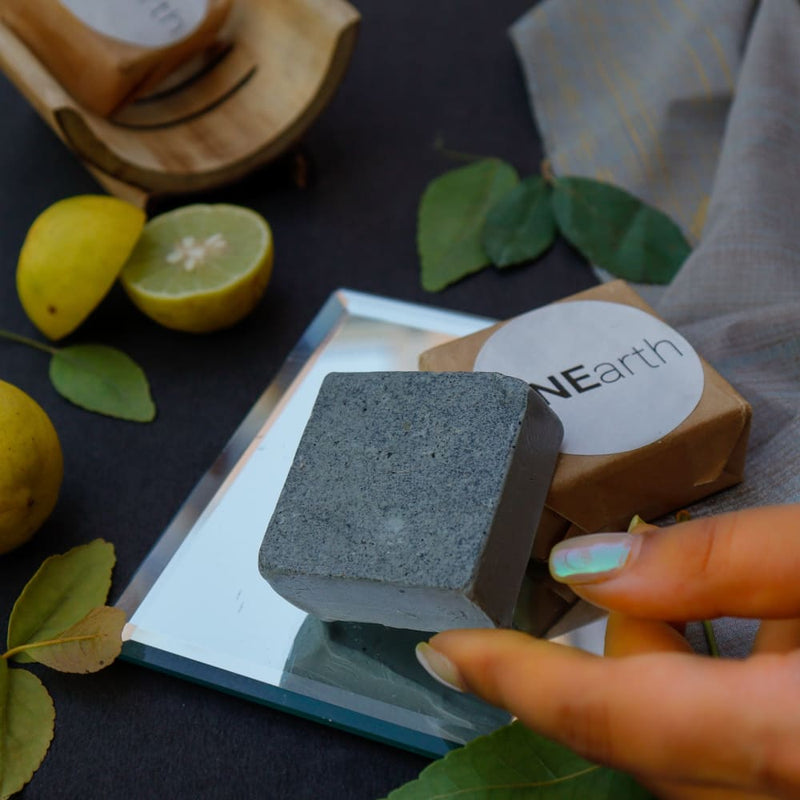 Raw Charcoal & Lime Peel Shaving and Detox Bar | Verified Sustainable skin care on Brown Living™