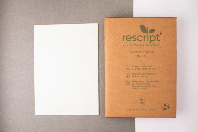 Buy Recycled Copier Paper - 75 GSM | A4 size | 500 sheets - Default Title | Shop Verified Sustainable Printer & Copier Paper on Brown Living™