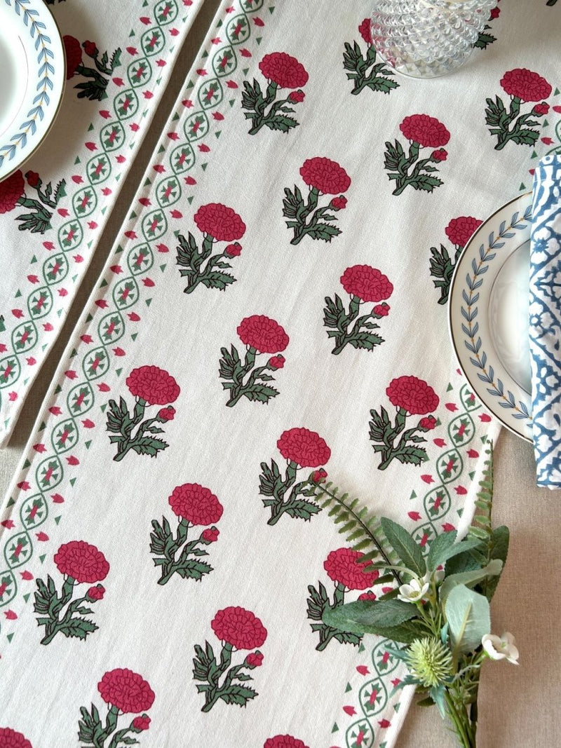 Buy Red Blush Table Runner | Shop Verified Sustainable Table Linens on Brown Living™