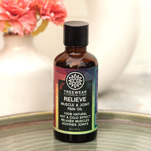 Buy Relieve - Oil for Muscle & Joint Pain (50ml) | Shop Verified Sustainable Body Oil on Brown Living™