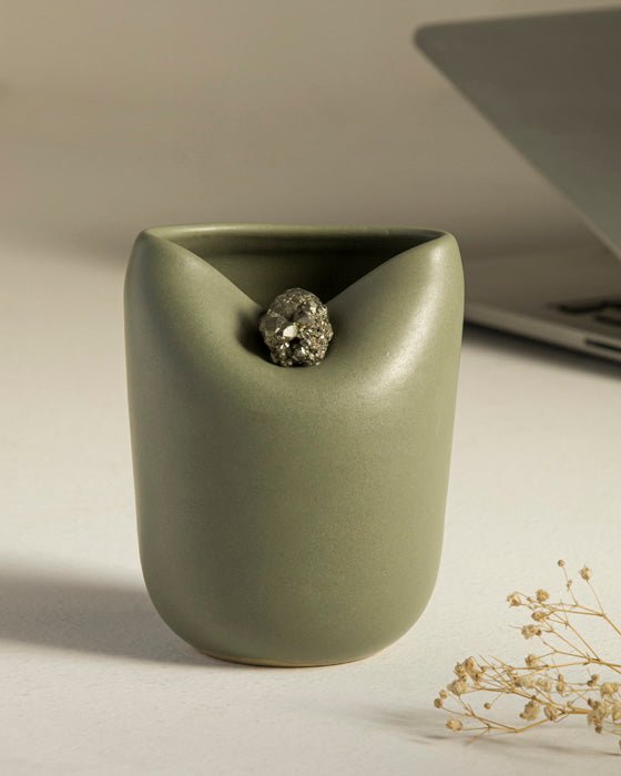 Buy Reminder Vase - Sage Green | Shop Verified Sustainable Vases on Brown Living™