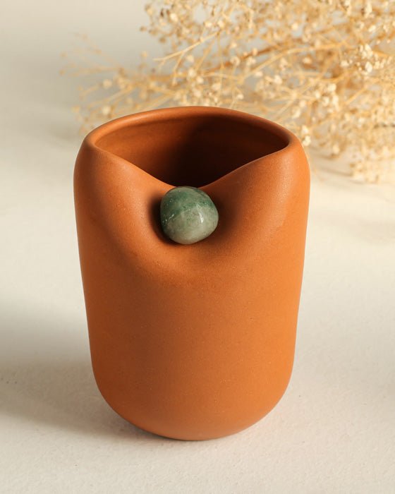 Buy Reminder Vase - Terracotta Brown | Shop Verified Sustainable Vases on Brown Living™