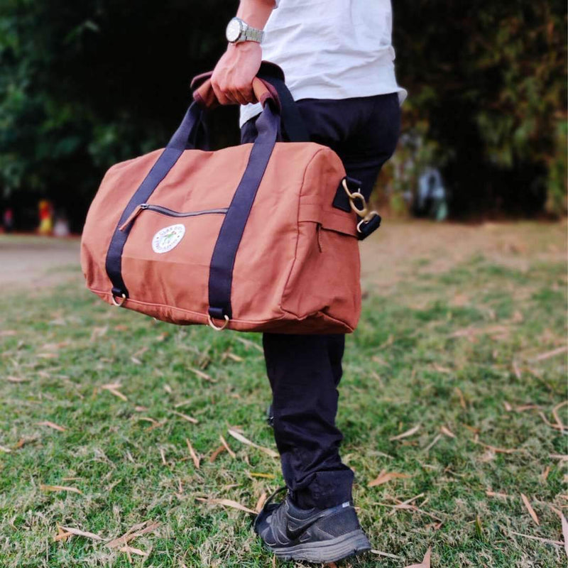 Buy Rhino Duffel - Navy Blue | Shop Verified Sustainable Travel Duffel on Brown Living™