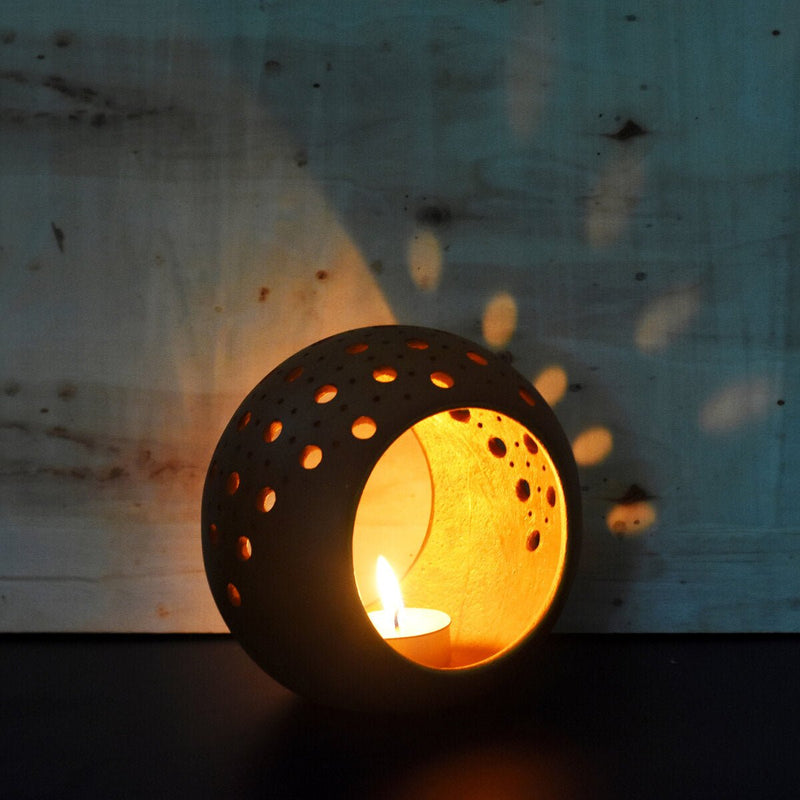 Buy Ring Large Tea Light Holder with Free Soywax Tealights | Shop Verified Sustainable Candles & Fragrances on Brown Living™