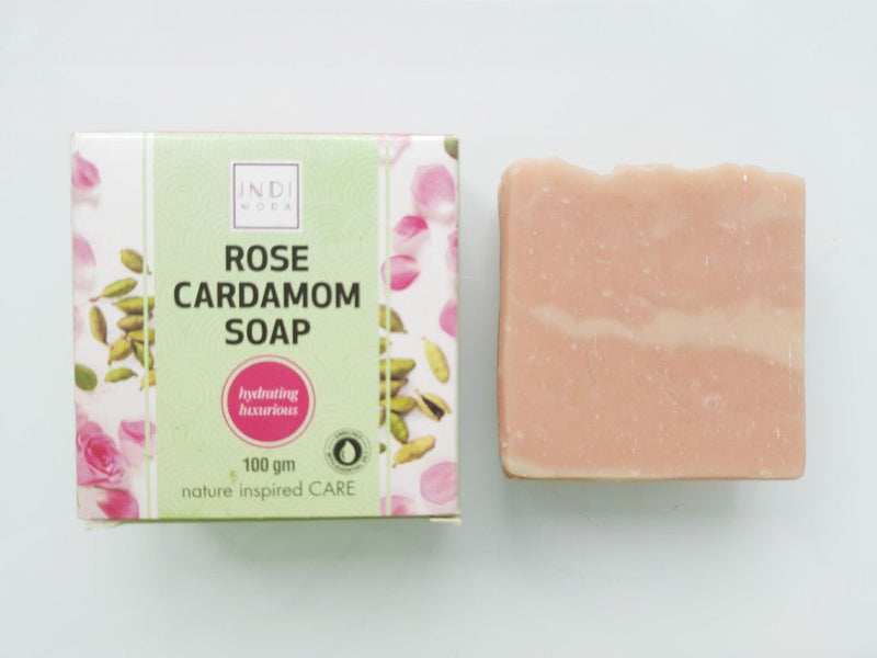 Buy Rose & Cardamom Handmade Soap | Shop Verified Sustainable Body Soap on Brown Living™