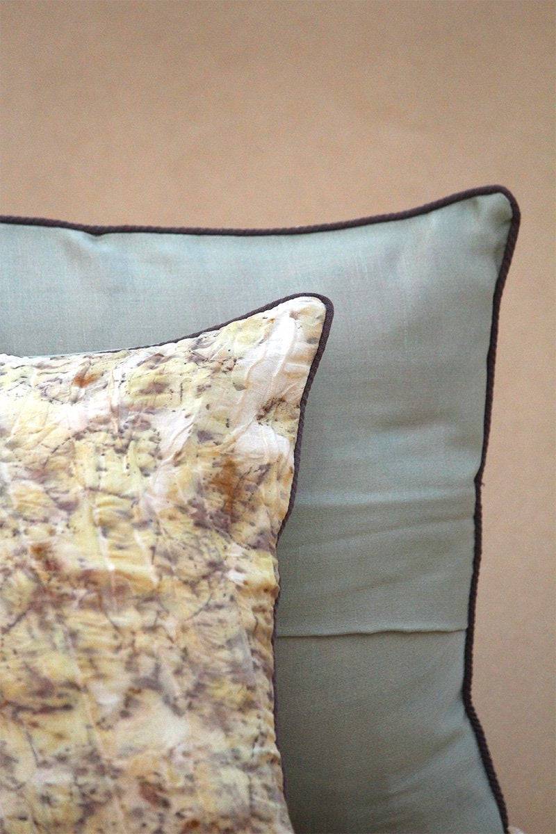 Buy Rose - Eco Printed Cushion Covers - Set of 2 | Shop Verified Sustainable Covers & Inserts on Brown Living™