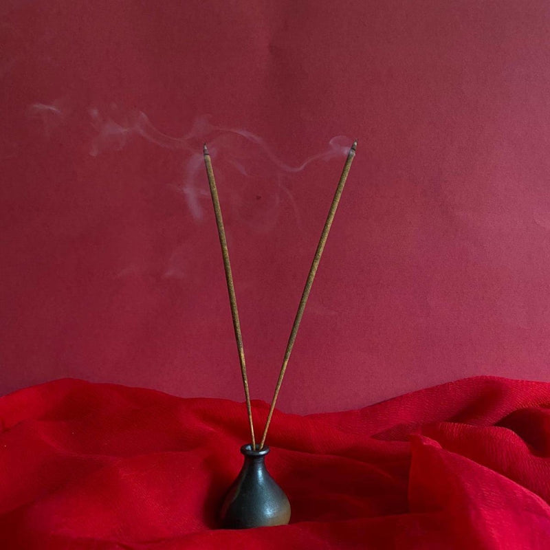 Buy Rose Incense Sticks - Made with Flower Waste (Pack of 2) | Shop Verified Sustainable Pooja Needs on Brown Living™