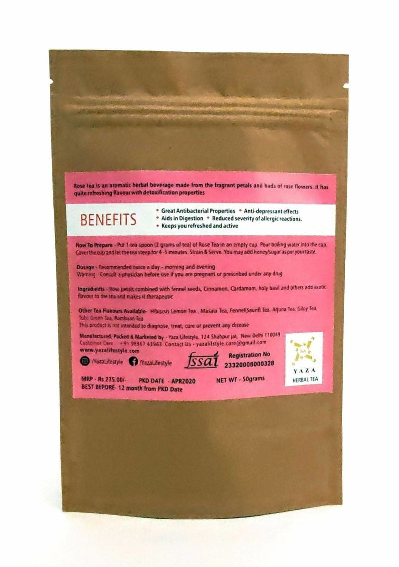 Buy Rose Tea - The Spirit Uplifter with Great Aroma - 50g - 30 Servings | Shop Verified Sustainable Tea on Brown Living™