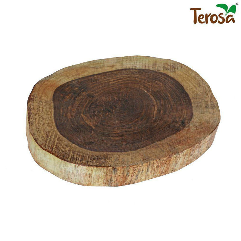 Buy Rustic Luxuria Indian Rosewood Cheese or Chopping Board | 2 Sizes Available | Shop Verified Sustainable Trays & Platters on Brown Living™