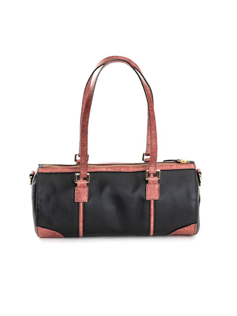 Buy Salacia (Black & Madder Red) | Women's bag made with Apple Leather | Shop Verified Sustainable Womens Handbag on Brown Living™