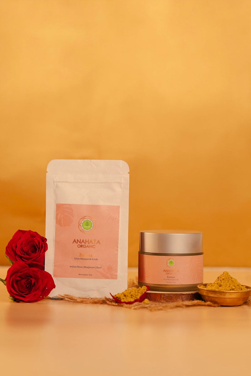 Sarasa Glow Mask & Scrub | Verified Sustainable Face Mask on Brown Living™