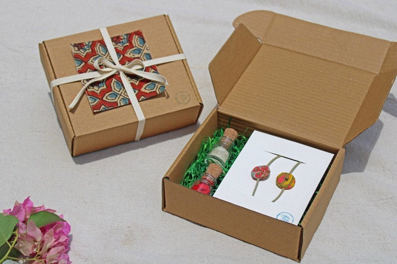 Buy Set of 2 Artisanal Rakhi