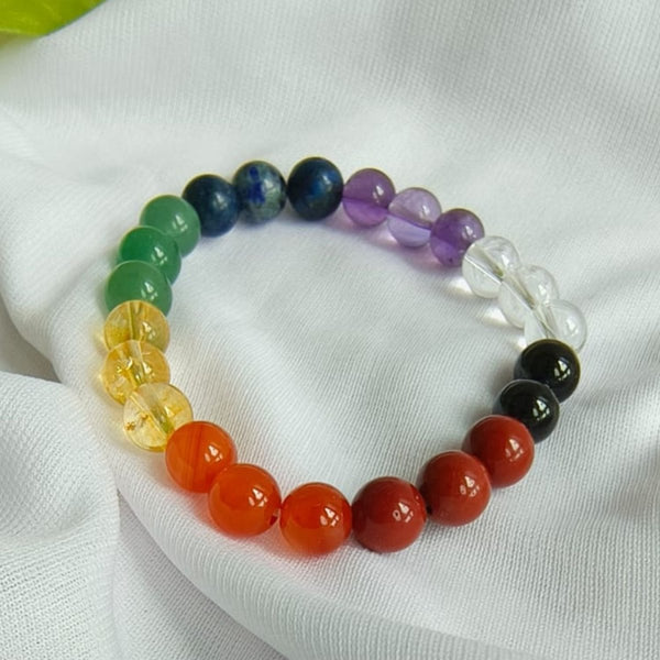 Buy Seven Chakra Bracelet | Shop Verified Sustainable Womens Bracelets on Brown Living™