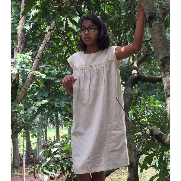 Buy Shift Dress - Pomo | Shop Verified Sustainable Kids Frocks & Dresses on Brown Living™