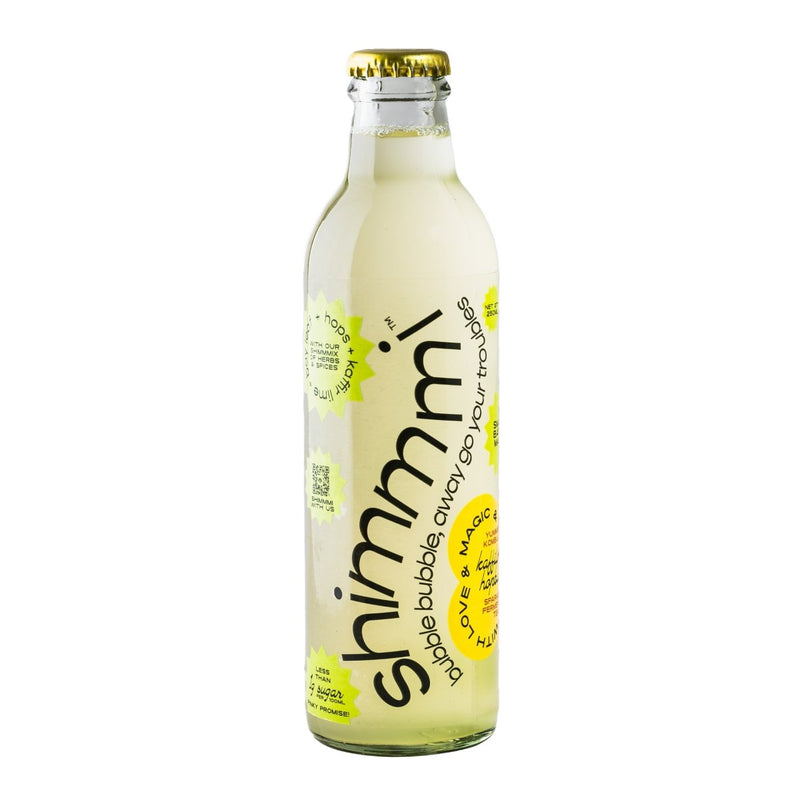 Buy Shimmmi Kombucha - Sparkling Fermented Tea | Kaffilimey Hopbucha | Box of 3 (250ml x 3) | Shop Verified Sustainable Health & Energy Drinks on Brown Living™