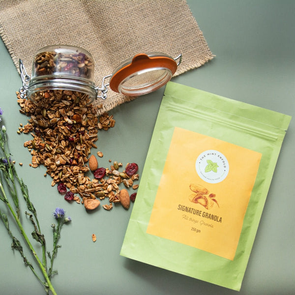 Buy Signature Granola | Healthy Gluten Free Granola | Shop Verified Sustainable Cereal & Meusli on Brown Living™