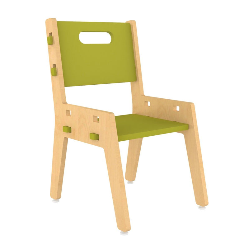 Buy Silver Peach Childrens Wooden Chair | Shop Verified Sustainable Decor & Artefacts on Brown Living™