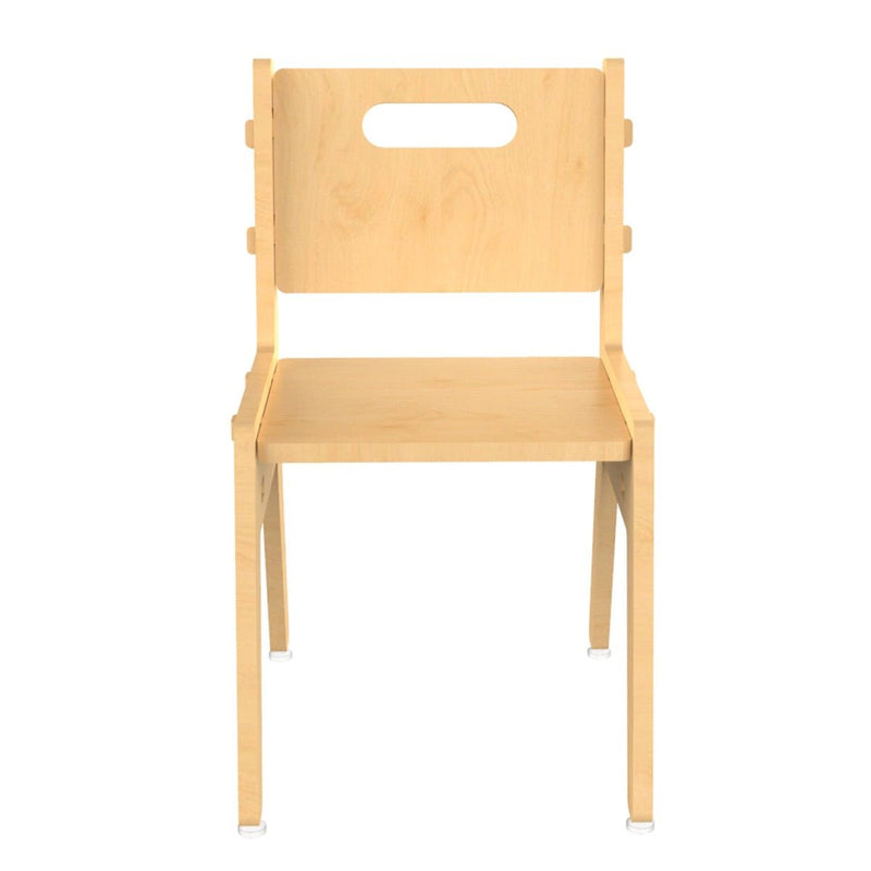 Buy Silver Peach Childrens Wooden Chair | Shop Verified Sustainable Decor & Artefacts on Brown Living™