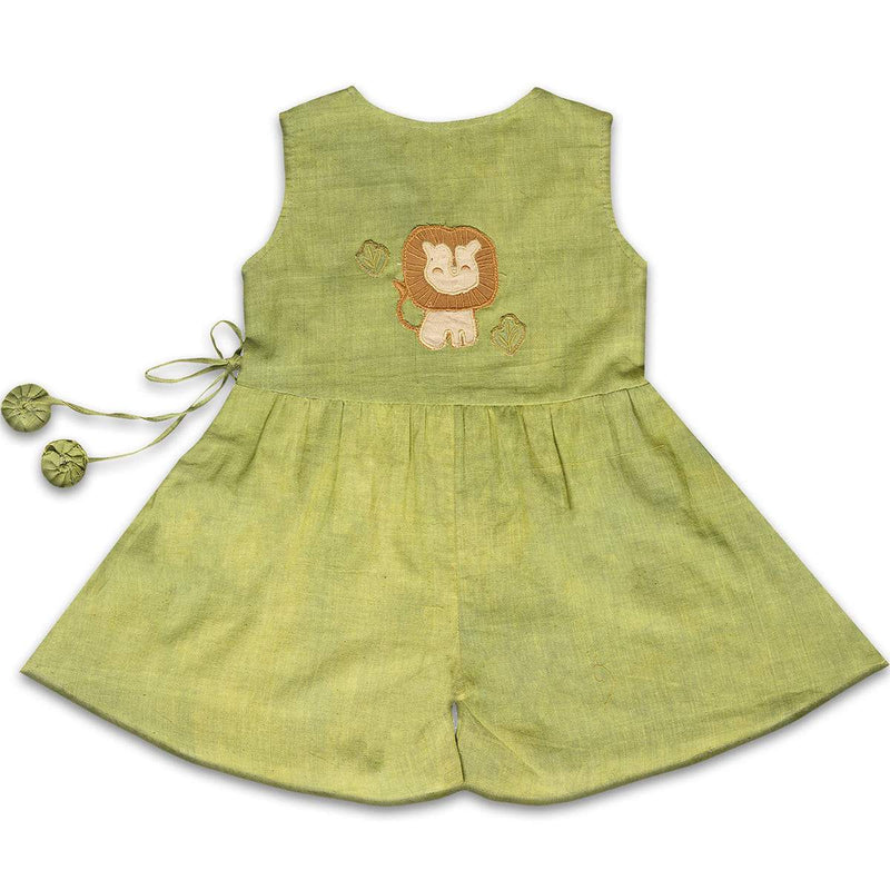 Buy Simba Jumpsuit For Girls | Shop Verified Sustainable Kids Rompers on Brown Living™