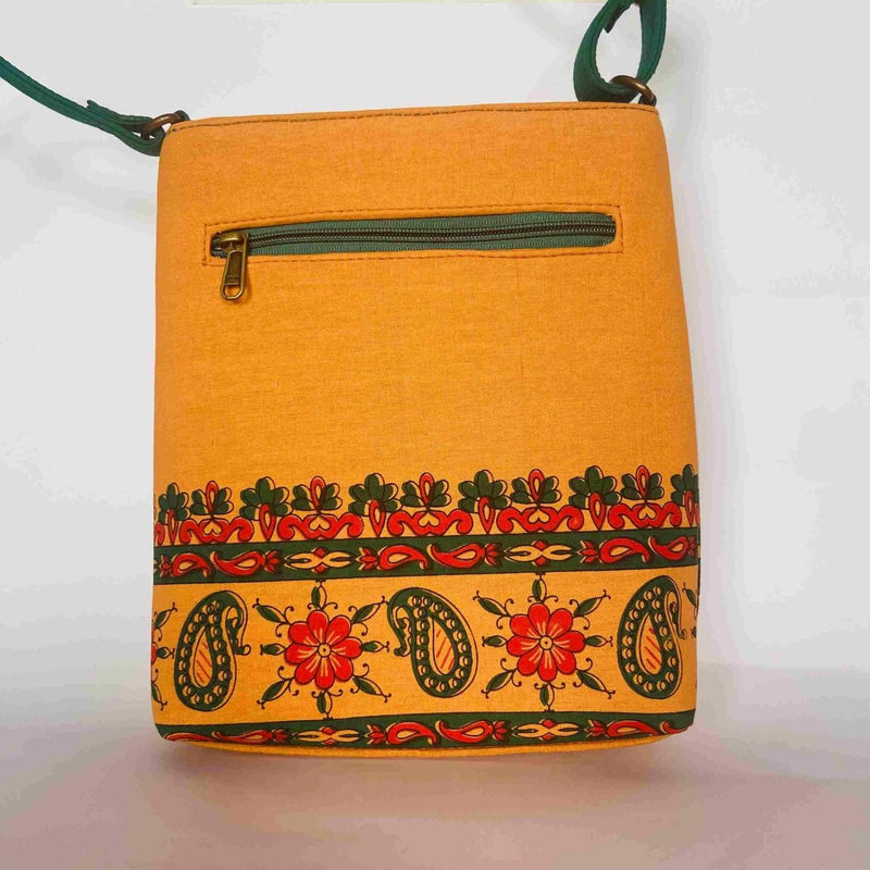 Buy Sling Bag - Pure Cotton- Colours of Celebration | Shop Verified Sustainable Womens Bag on Brown Living™