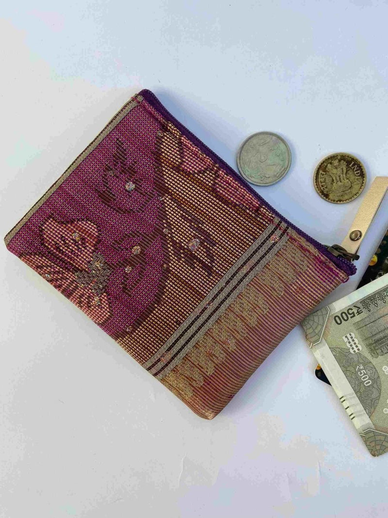 Buy Small Zipper pouch for coins and card- Pack of 3 | Shop Verified Sustainable Womens Bag on Brown Living™