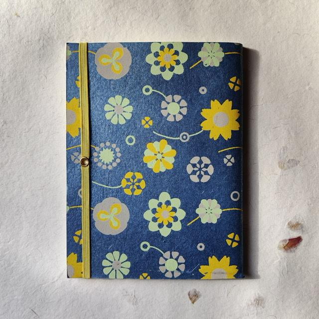 Buy Soft Cover Handmade Notebooks | Blue Floral | Shop Verified Sustainable Notebooks & Notepads on Brown Living™