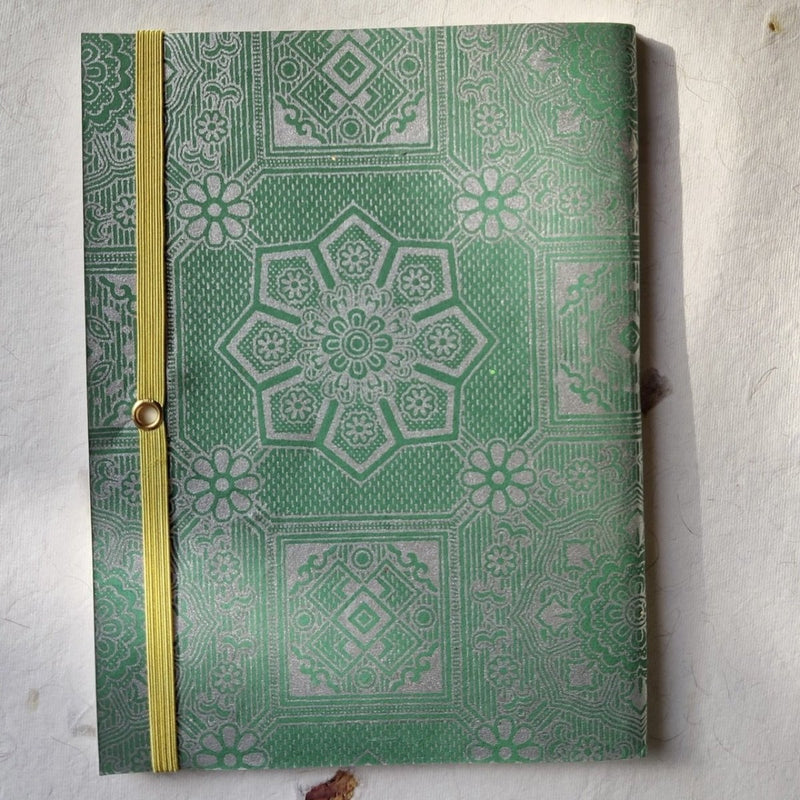 Buy Soft Cover Handmade Notebooks | Green | Shop Verified Sustainable Notebooks & Notepads on Brown Living™