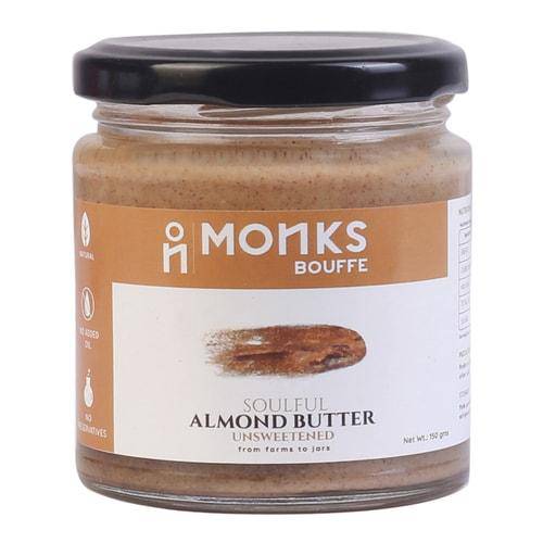 Buy Soulful Creamy Almond Butter - Unsweetened | Shop Verified Sustainable Jams & Spreads on Brown Living™