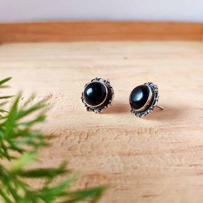 Buy Stone Bold 92.5 Silver Studs | Shop Verified Sustainable Womens earrings on Brown Living™