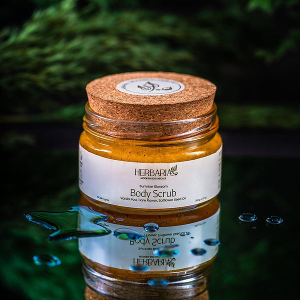 Summer Blossom- 100% Vegan Body Scrub- 200g | Verified Sustainable Body Scrub on Brown Living™