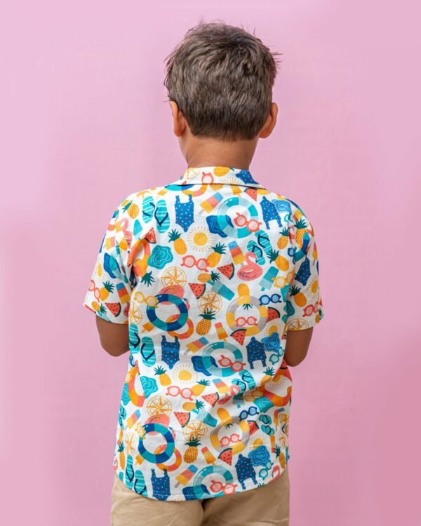 Buy Summer Daze Aloha Shirt | Shop Verified Sustainable Kids Shirts on Brown Living™