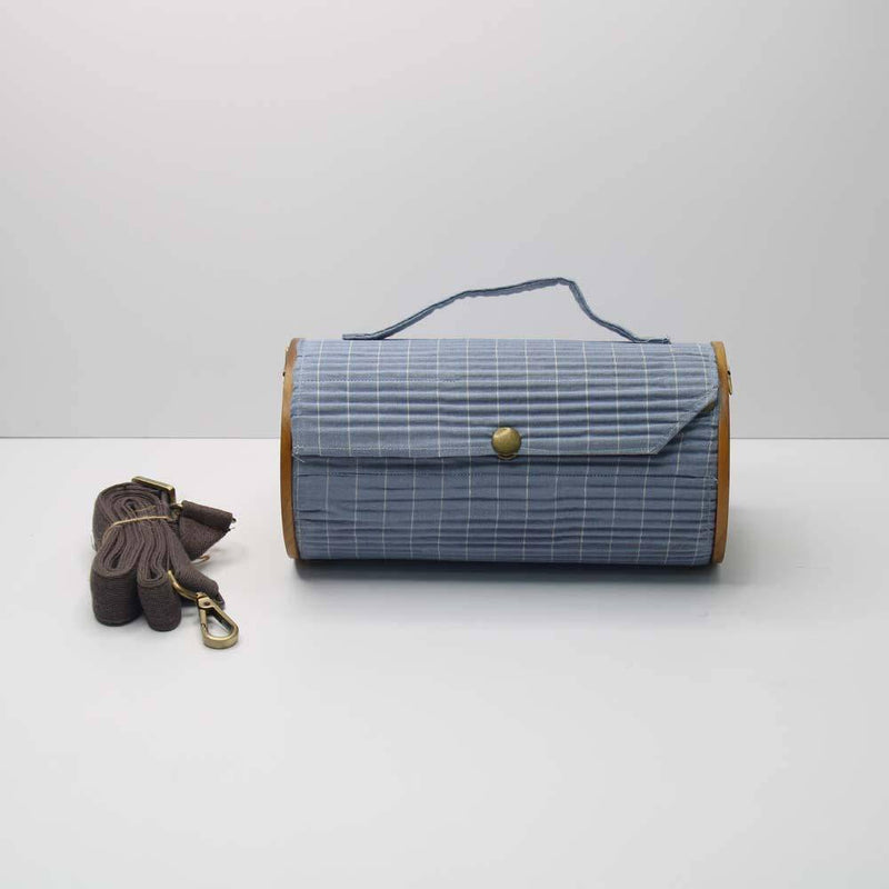 Buy Summer Sky Round Clutch | Shop Verified Sustainable Womens Handbag on Brown Living™