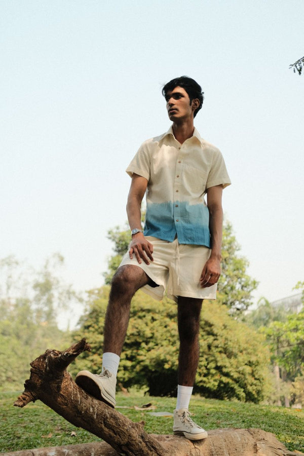 Buy Sunshine Shorts | Undyed khadi | Shop Verified Sustainable Mens Shorts on Brown Living™