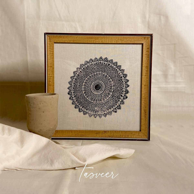 Buy Tasveer Mandala Block Print Frames | Shop Verified Sustainable Wall Decor on Brown Living™